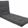 Garden cushion sun lounger REBSENGE dark grey