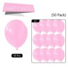 Pearl Pink Balloons 50 pcs 12 inch Latex Balloons